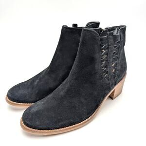 Paul Green Vienna Chelsea Boots Women's Black Suede Size US7/UK4.5 EU37